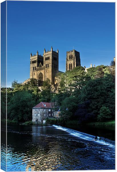 Durham Cathedral in the Evening Sun Canvas Print by Kevin Tate