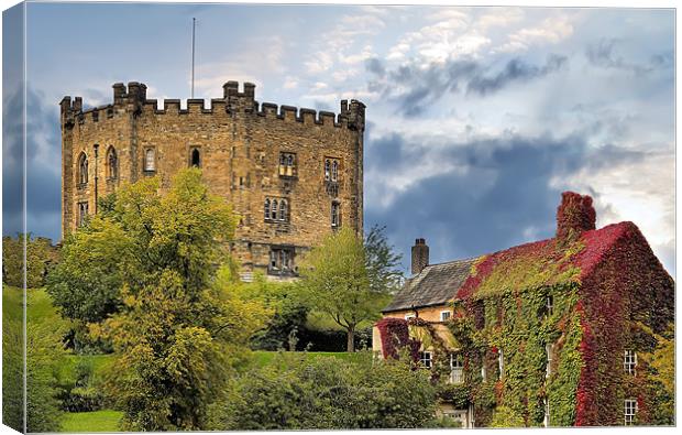 Durham Castle Keep Canvas Print by Kevin Tate