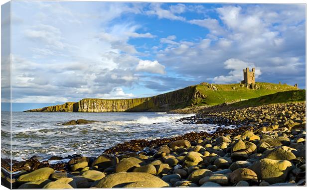 Dunstanburgh Headland Canvas Print by Kevin Tate
