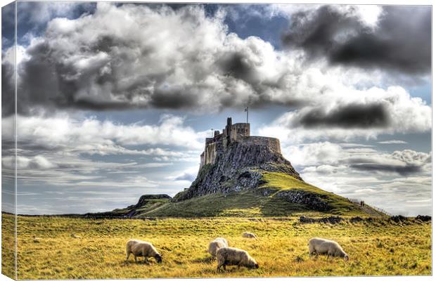 Lindisfarne Castle Canvas Print by Kevin Tate