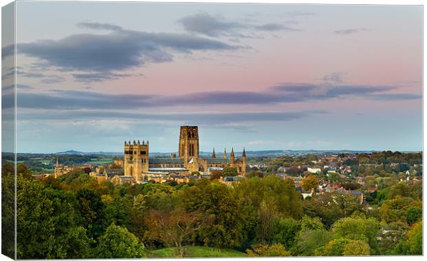 Durham Cathedral Before Sunset Canvas Print by Kevin Tate