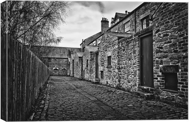 The Back Lane Canvas Print by Kevin Tate