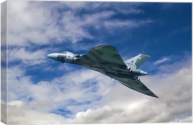 Vulcan Bomber Canvas Print by Kevin Tate