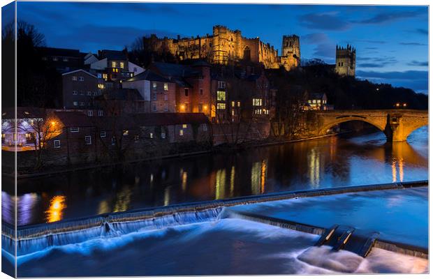 Durham Castle Canvas Print by Kevin Tate