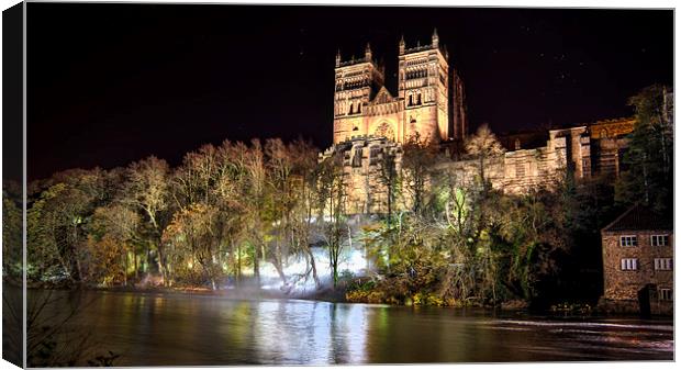  Durham Cathedral Lumiere Canvas Print by Kevin Tate