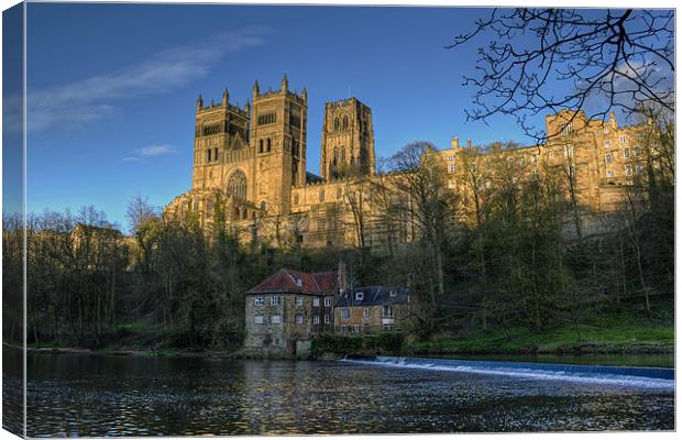 Durham Cathedral in Spring Canvas Print by Kevin Tate