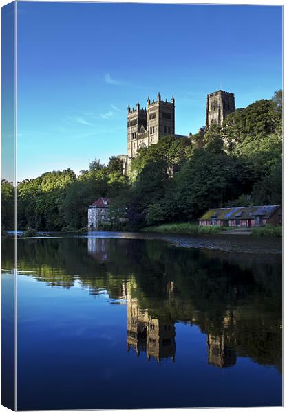 Durham Cathedral Reflection Canvas Print by Kevin Tate