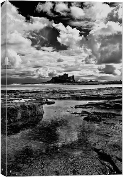 bamburgh castle Canvas Print by Northeast Images