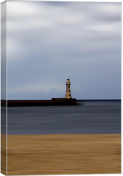 roker lighthouse Canvas Print by Northeast Images