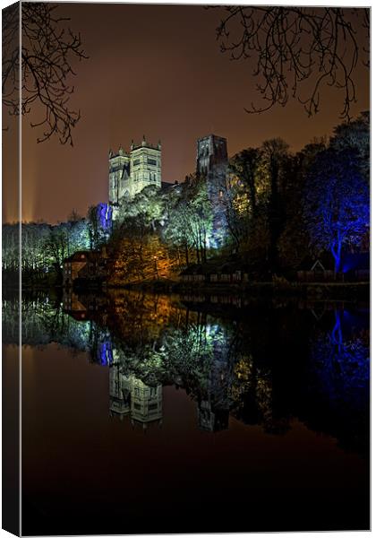Durham Cathedral Lumiere Canvas Print by Northeast Images