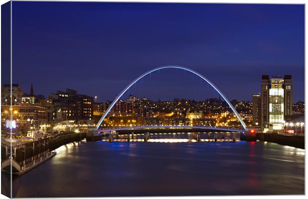 newcastle quayside Canvas Print by Northeast Images
