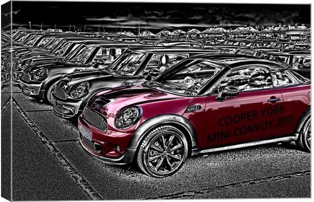 mini cooper convoy Canvas Print by Northeast Images
