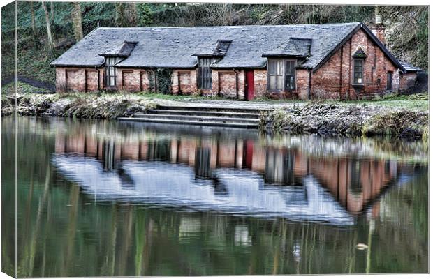 old boat house Canvas Print by Northeast Images