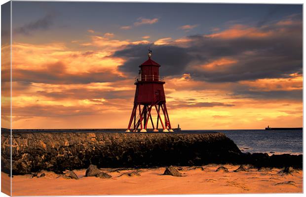 south shields sunrise Canvas Print by Northeast Images