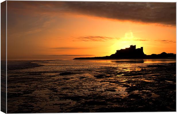 Bamburgh Castle Canvas Print by Northeast Images