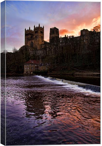 Durham Cathedral Sunrise Canvas Print by Northeast Images