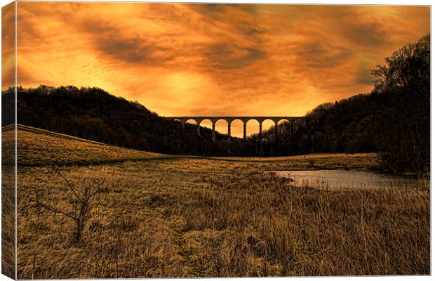 Hownsgill Viaduct Canvas Print by Northeast Images