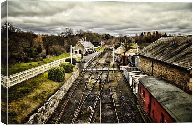 Beamish railway Station Canvas Print by Northeast Images