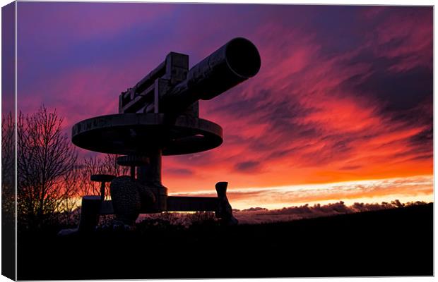 Consett Sculpture Canvas Print by Northeast Images