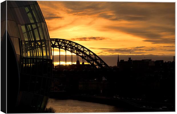 Quayside Sunset Canvas Print by Northeast Images