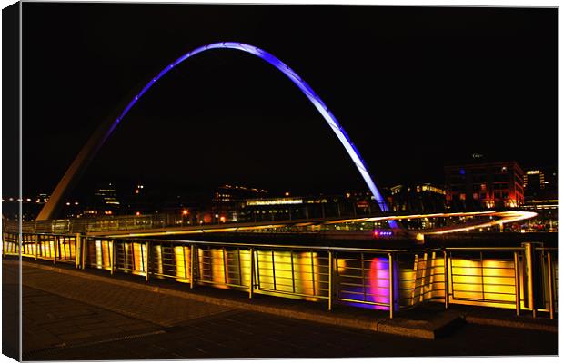 millennium Bridge Canvas Print by Northeast Images