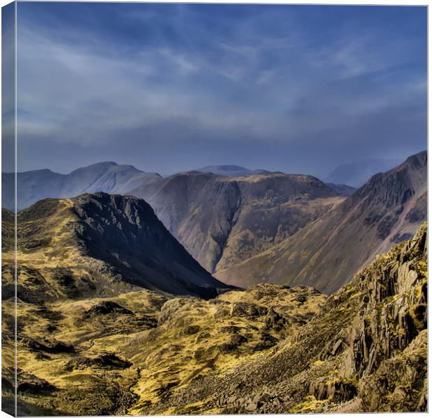 View from Scafell Canvas Print by Northeast Images
