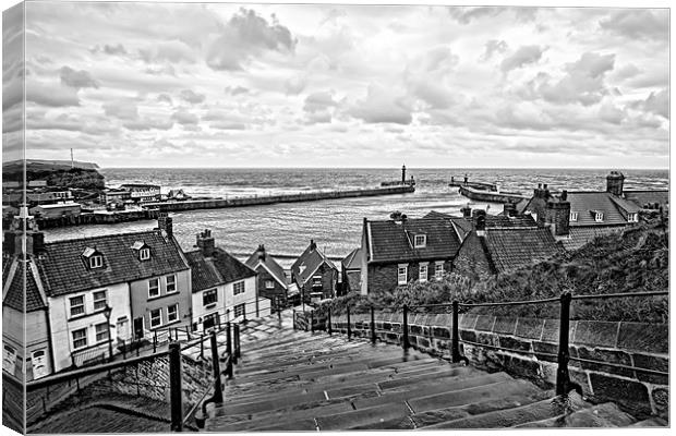 whitby steps Canvas Print by Northeast Images