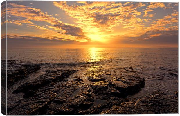 rocky sunrise Canvas Print by Northeast Images