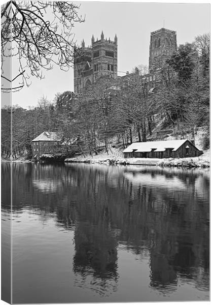 Durham Cathedral in Winter Canvas Print by Northeast Images