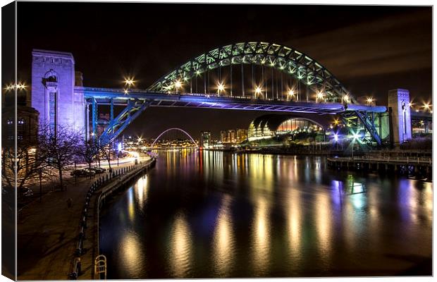 Newcastle Quayside Canvas Print by Northeast Images