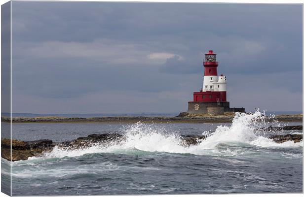 Longstone Lighthouse Canvas Print by Northeast Images