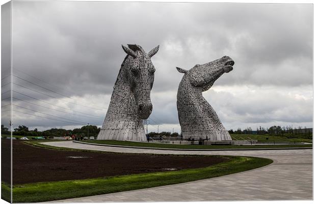 kelpies Canvas Print by Northeast Images