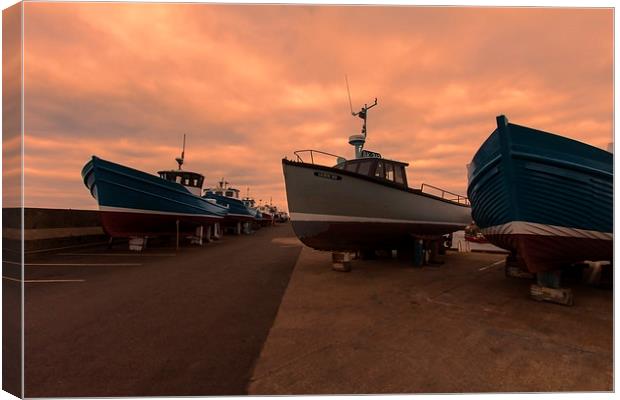  when the boat comes in Canvas Print by Northeast Images