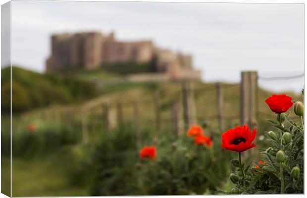 Bamburgh Castle  Canvas Print by Northeast Images