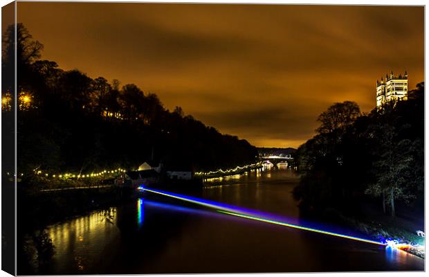  Durham Lumiere 2015 Canvas Print by Northeast Images