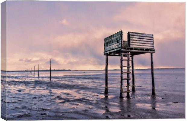 Pilgrims Way - Holy Island Canvas Print by Northeast Images