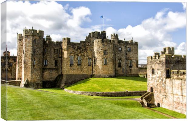 Alnwick Castle Canvas Print by Northeast Images