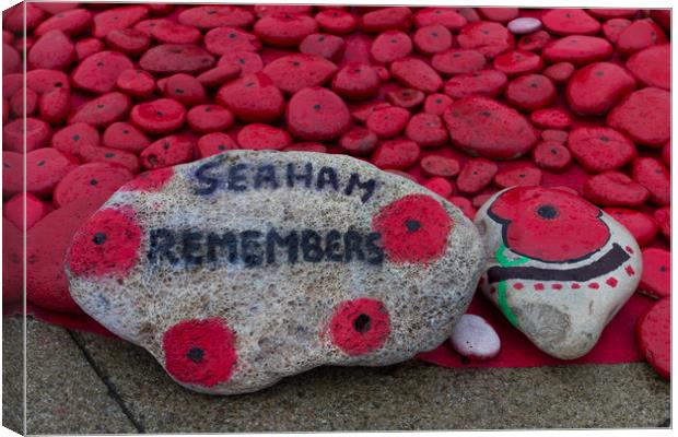 Seaham Remembers Canvas Print by Northeast Images
