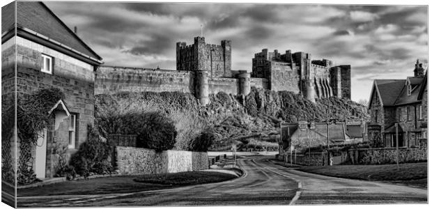 Bamburgh Panorama Canvas Print by Northeast Images