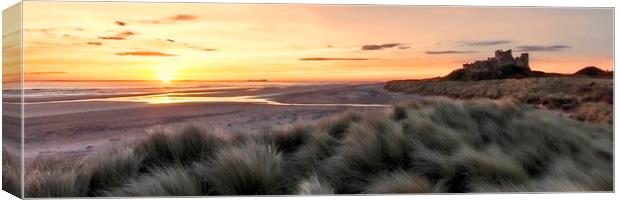 Bamburgh Castle Canvas Print by Northeast Images