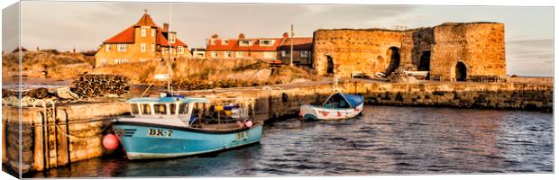 Beadnell Lime Kilns Canvas Print by Northeast Images
