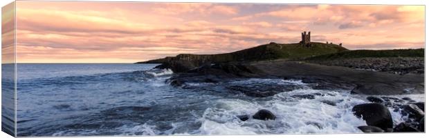 Dunstanburgh Panoramic Canvas Print by Northeast Images