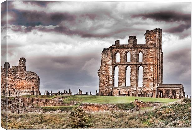 The Ruins of Tynemouth Priory Canvas Print by Trevor Kersley RIP