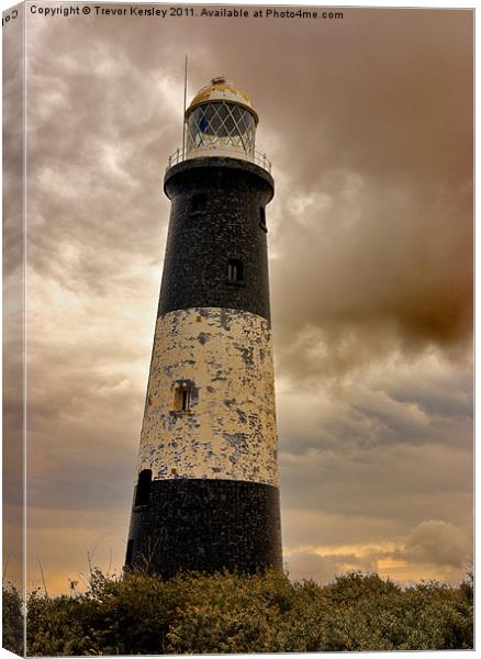 The Old Lighthouse Canvas Print by Trevor Kersley RIP