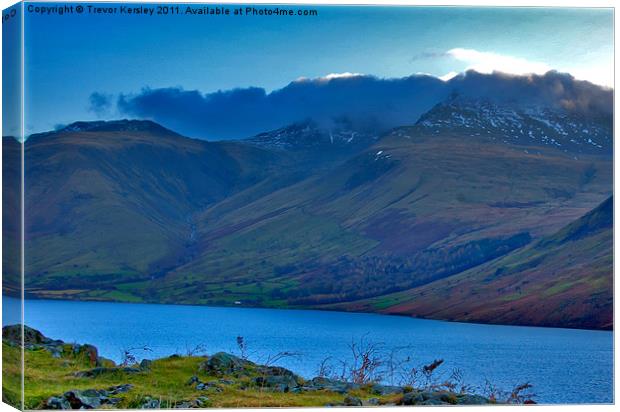 Wast Water Canvas Print by Trevor Kersley RIP