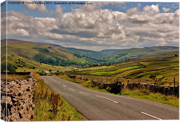 Road to the Dales Canvas Print by Trevor Kersley RIP