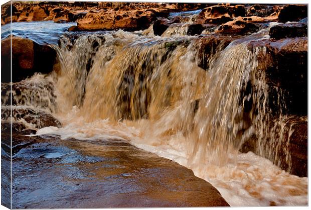 Water on the Rocks Canvas Print by Trevor Kersley RIP
