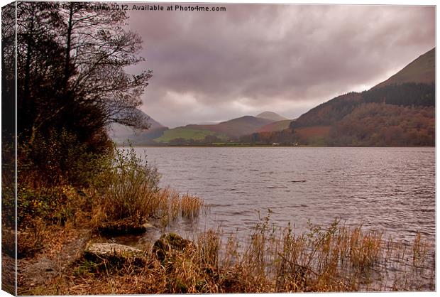 Lake View - Buttermere Canvas Print by Trevor Kersley RIP