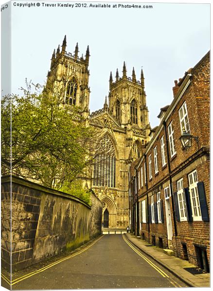 York Minster Canvas Print by Trevor Kersley RIP