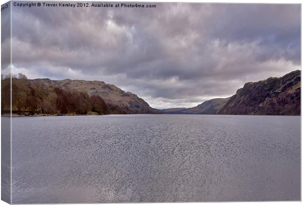 Ullswater - Lake District Canvas Print by Trevor Kersley RIP